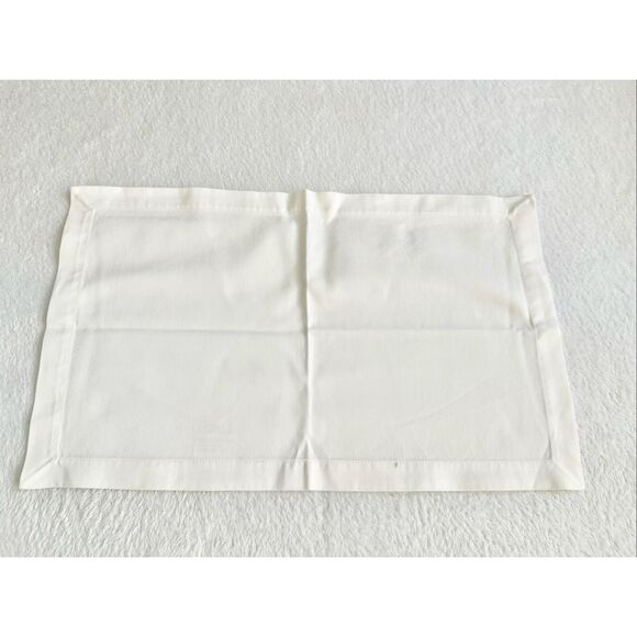 Penedo - 100% COTTON MADE IN PORTUGAL - set of 2 - 19 x 11 1/2 inches white clot - Picture 3 of 7
